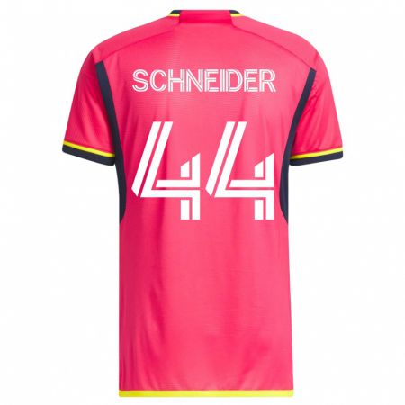 Kandiny Herren Max Schneider #44 Rosa Heimtrikot Trikot 2023/24 T-Shirt