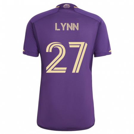 Kandiny Herren Jack Lynn #27 Violett Heimtrikot Trikot 2023/24 T-Shirt