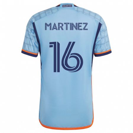 Kandiny Herren Alonso Martínez #16 Blau Heimtrikot Trikot 2023/24 T-Shirt
