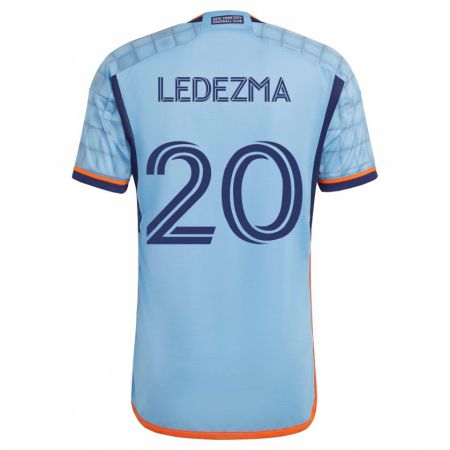 Kandiny Herren Richard Ledezma #20 Blau Heimtrikot Trikot 2023/24 T-Shirt