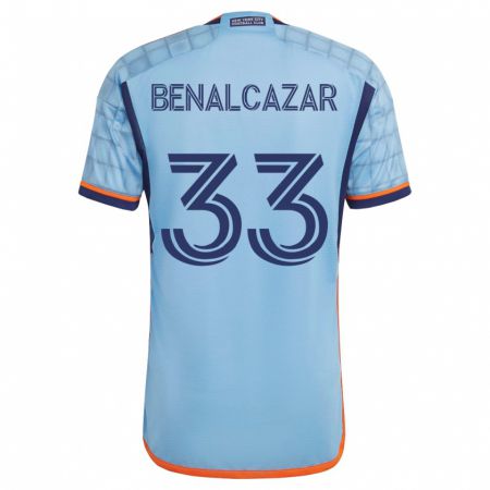 Kandiny Herren Nico Benalcázar #33 Blau Heimtrikot Trikot 2023/24 T-Shirt