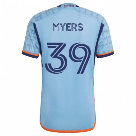 Kandiny Herren Md Myers #39 Blau Heimtrikot Trikot 2023/24 T-Shirt