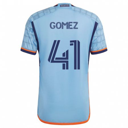 Kandiny Herren Julián Gómez #41 Blau Heimtrikot Trikot 2023/24 T-Shirt