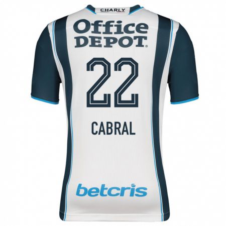 Kandiny Herren Gustavo Cabral #22 Marine Heimtrikot Trikot 2023/24 T-Shirt
