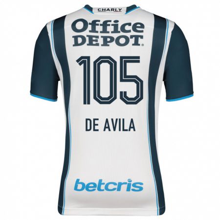 Kandiny Herren José De Ávila #105 Marine Heimtrikot Trikot 2023/24 T-Shirt