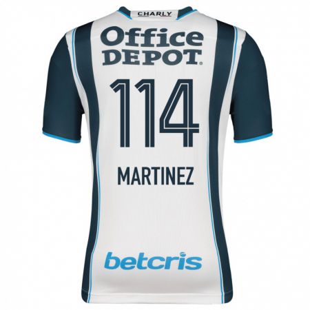 Kandiny Herren Jesús Martínez #114 Marine Heimtrikot Trikot 2023/24 T-Shirt