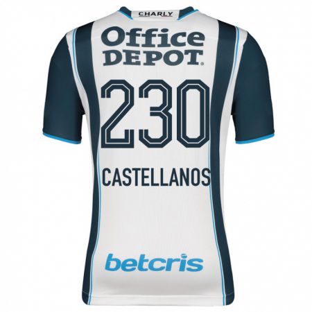 Kandiny Herren Edson Castellanos #230 Marine Heimtrikot Trikot 2023/24 T-Shirt