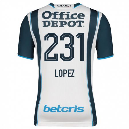 Kandiny Herren Víctor López #231 Marine Heimtrikot Trikot 2023/24 T-Shirt