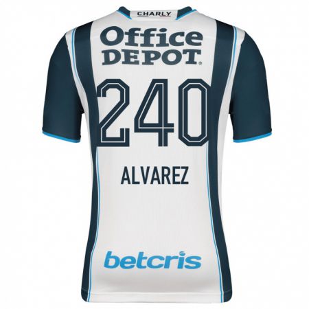 Kandiny Herren Gael Álvarez #240 Marine Heimtrikot Trikot 2023/24 T-Shirt