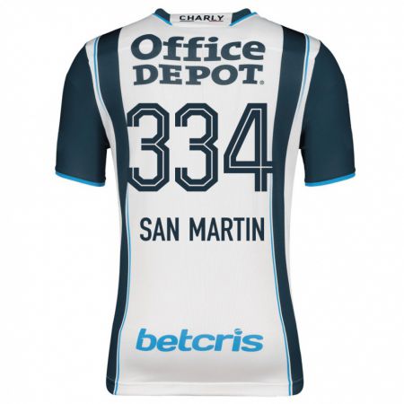 Kandiny Herren Uziel San Martín #334 Marine Heimtrikot Trikot 2023/24 T-Shirt