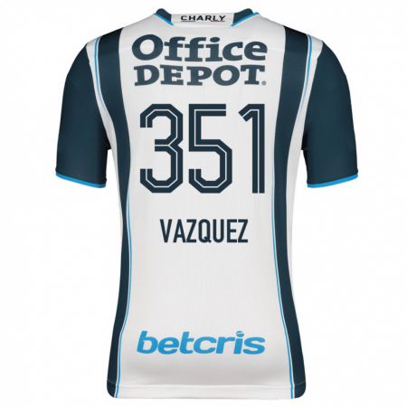 Kandiny Herren Maximo Vázquez #351 Marine Heimtrikot Trikot 2023/24 T-Shirt