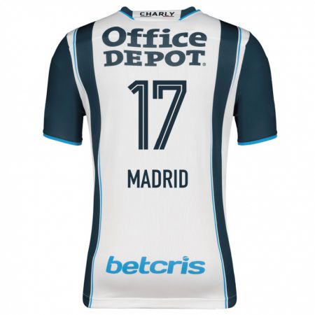 Kandiny Herren Yanín Madrid #17 Marine Heimtrikot Trikot 2023/24 T-Shirt