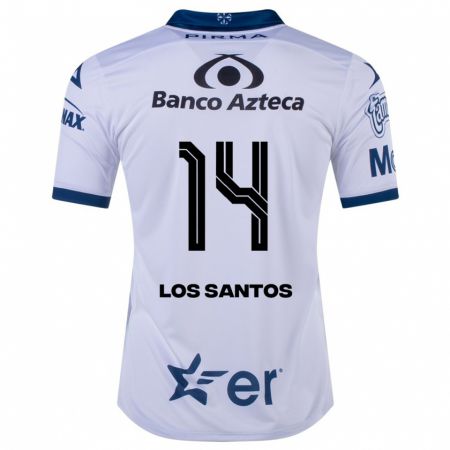 Kandiny Herren Lucas De Los Santos #14 Weiß Heimtrikot Trikot 2023/24 T-Shirt