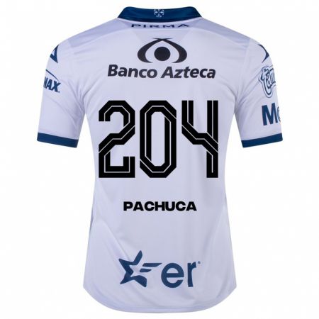 Kandiny Herren José Pachuca #204 Weiß Heimtrikot Trikot 2023/24 T-Shirt