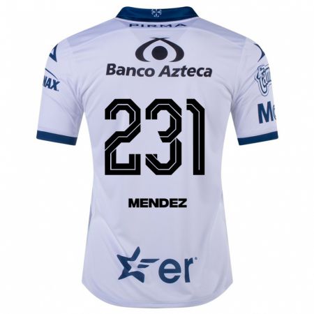 Kandiny Herren Alejandro Méndez #231 Weiß Heimtrikot Trikot 2023/24 T-Shirt