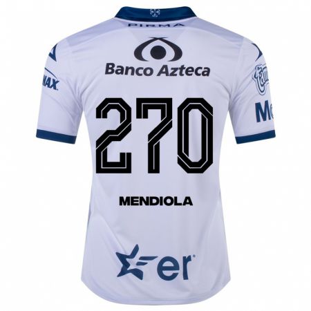 Kandiny Herren Carlos Mendiola #270 Weiß Heimtrikot Trikot 2023/24 T-Shirt
