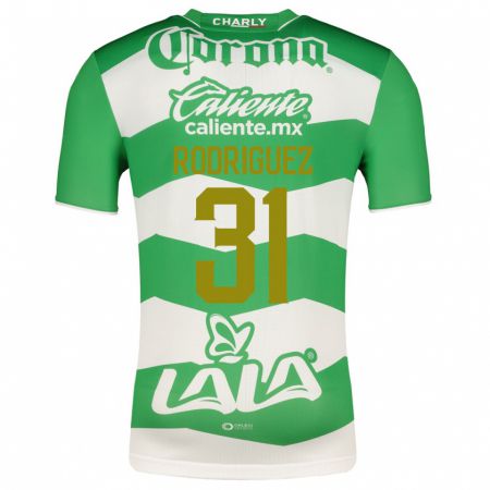 Kandiny Herren Emerson Rodríguez #31 Grün Heimtrikot Trikot 2023/24 T-Shirt