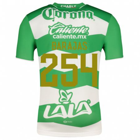Kandiny Herren Sergio Barajas #254 Grün Heimtrikot Trikot 2023/24 T-Shirt