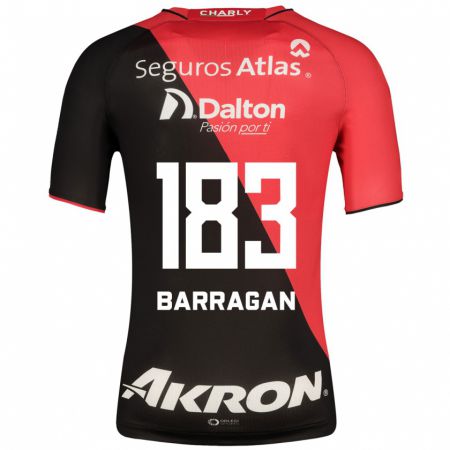 Kandiny Herren Roberto Barragán #183 Schwarz Heimtrikot Trikot 2023/24 T-Shirt