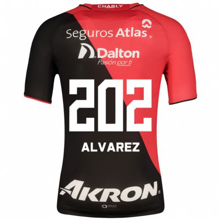 Kandiny Herren Sergio Álvarez #202 Schwarz Heimtrikot Trikot 2023/24 T-Shirt