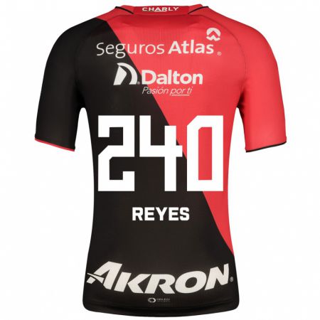 Kandiny Herren Óscar Reyes #240 Schwarz Heimtrikot Trikot 2023/24 T-Shirt