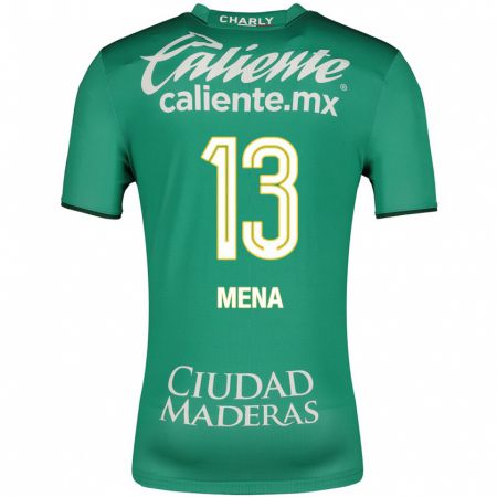 Kandiny Herren Ángel Mena #13 Grün Heimtrikot Trikot 2023/24 T-Shirt