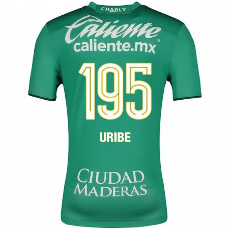 Kandiny Herren Héctor Uribe #195 Grün Heimtrikot Trikot 2023/24 T-Shirt