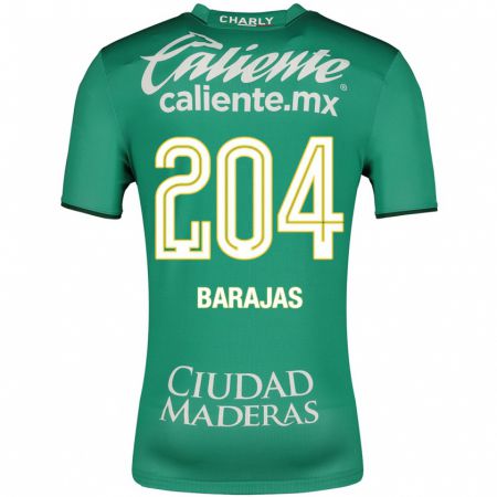 Kandiny Herren Víctor Barajas #204 Grün Heimtrikot Trikot 2023/24 T-Shirt