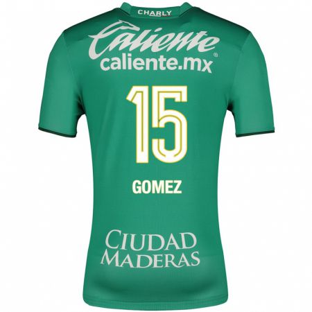 Kandiny Herren Paulina Gómez #15 Grün Heimtrikot Trikot 2023/24 T-Shirt
