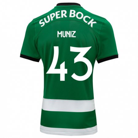 Kandiny Herren João Muniz #43 Grün Heimtrikot Trikot 2023/24 T-Shirt