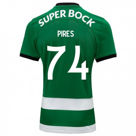Kandiny Herren Guilherme Pires #74 Grün Heimtrikot Trikot 2023/24 T-Shirt