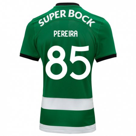 Kandiny Herren João Pereira #85 Grün Heimtrikot Trikot 2023/24 T-Shirt