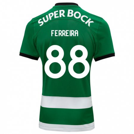 Kandiny Herren Tiago Ferreira #88 Grün Heimtrikot Trikot 2023/24 T-Shirt