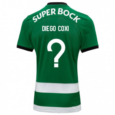 Kandiny Herren Diego Coxi #0 Grün Heimtrikot Trikot 2023/24 T-Shirt