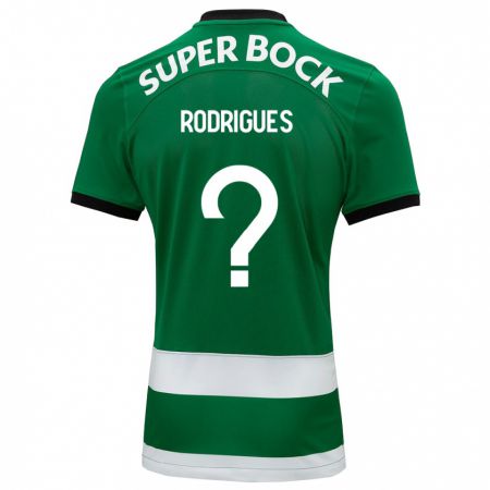 Kandiny Herren João Rodrigues #0 Grün Heimtrikot Trikot 2023/24 T-Shirt