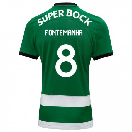 Kandiny Herren Rita Fontemanha #8 Grün Heimtrikot Trikot 2023/24 T-Shirt