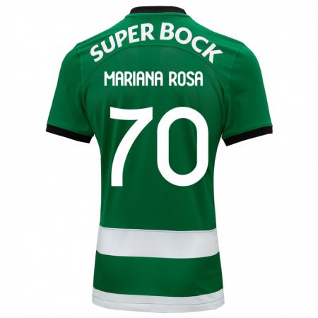 Kandiny Herren Mariana Silva Pinto Vilaça Da Rosa #70 Grün Heimtrikot Trikot 2023/24 T-Shirt