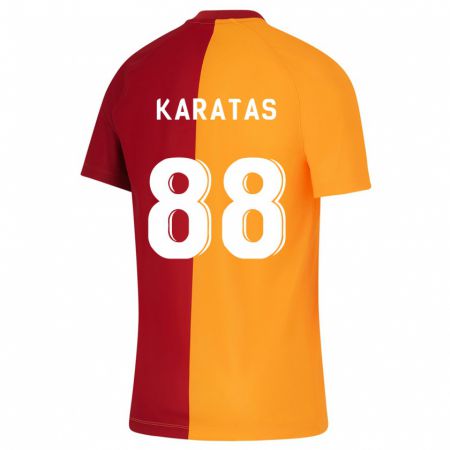 Kandiny Herren Kazımcan Karataş #88 Orangefarben Heimtrikot Trikot 2023/24 T-Shirt