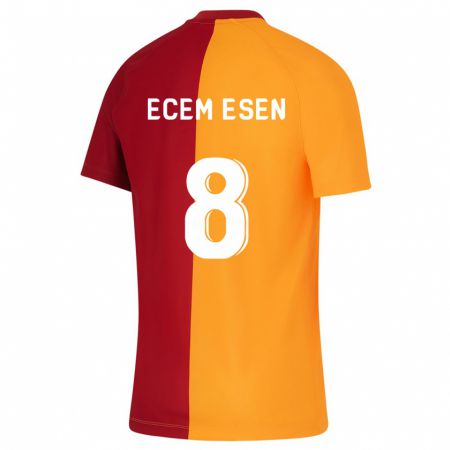Kandiny Herren Emine Ecem Esen #8 Orangefarben Heimtrikot Trikot 2023/24 T-Shirt