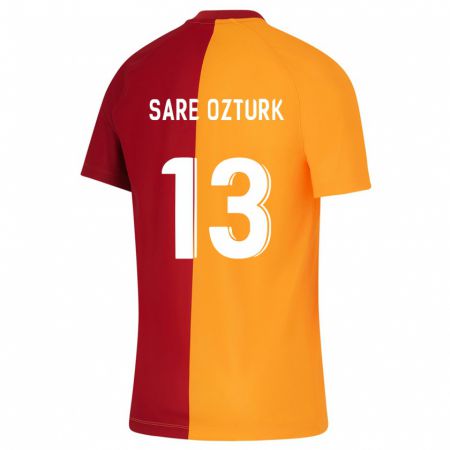 Kandiny Herren Fatma Sare Öztürk #13 Orangefarben Heimtrikot Trikot 2023/24 T-Shirt