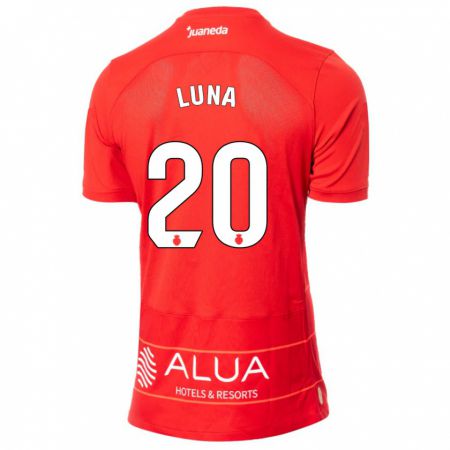 Kandiny Herren Daniel Luna #20 Rot Heimtrikot Trikot 2023/24 T-Shirt