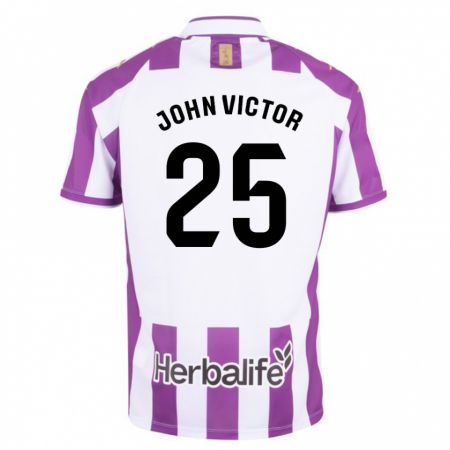 Kandiny Herren John Victor #25 Lila Heimtrikot Trikot 2023/24 T-Shirt
