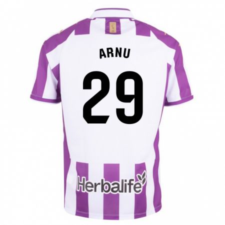 Kandiny Herren Adrián Arnu #29 Lila Heimtrikot Trikot 2023/24 T-Shirt