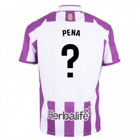 Kandiny Herren Adrián Peña #0 Lila Heimtrikot Trikot 2023/24 T-Shirt