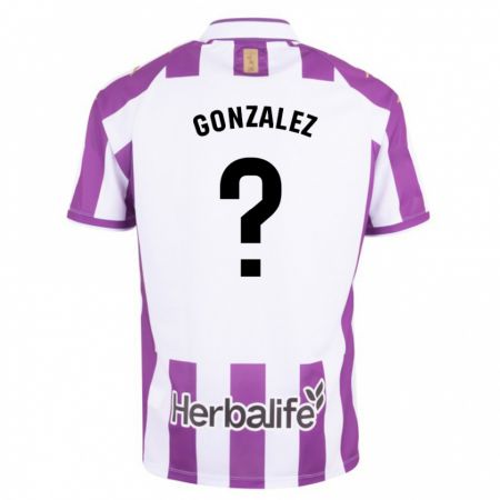 Kandiny Herren Santi González #0 Lila Heimtrikot Trikot 2023/24 T-Shirt