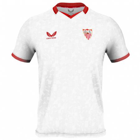 Kandiny Herren Sergio Ramos #4 Weiß Heimtrikot Trikot 2023/24 T-Shirt