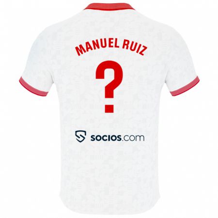 Kandiny Herren José Manuel Ruiz #0 Weiß Heimtrikot Trikot 2023/24 T-Shirt
