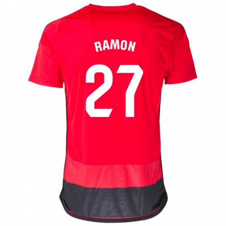 Kandiny Herren Pablo Ramón #27 Rot Schwarz Heimtrikot Trikot 2023/24 T-Shirt