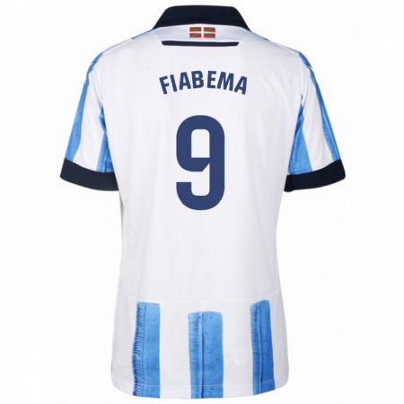 Kandiny Herren Bryan Fiabema #9 Blau Weiss Heimtrikot Trikot 2023/24 T-Shirt