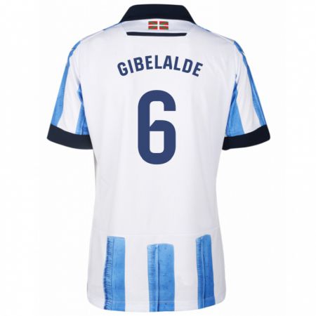 Kandiny Herren Manex Gibelalde #6 Blau Weiss Heimtrikot Trikot 2023/24 T-Shirt